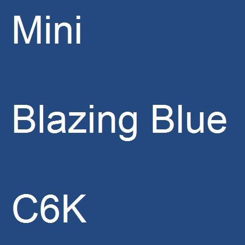 Mini, Blazing Blue, C6K.